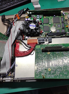 isa半高工控主板pc104主板拆机elbasap1