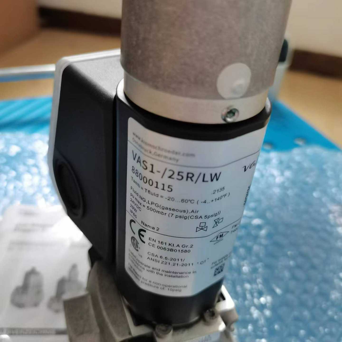 配件德国KROM霍科德 电磁阀 VAS1-25RLW 订货号88000115 议价