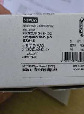 #继电器3RF2120-2AA04西门子固态继电器全新原装--议价商品