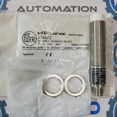 Neuer IFM Induktiver Sensor IG5602 IGA3008BPKG  V4A  US100DP