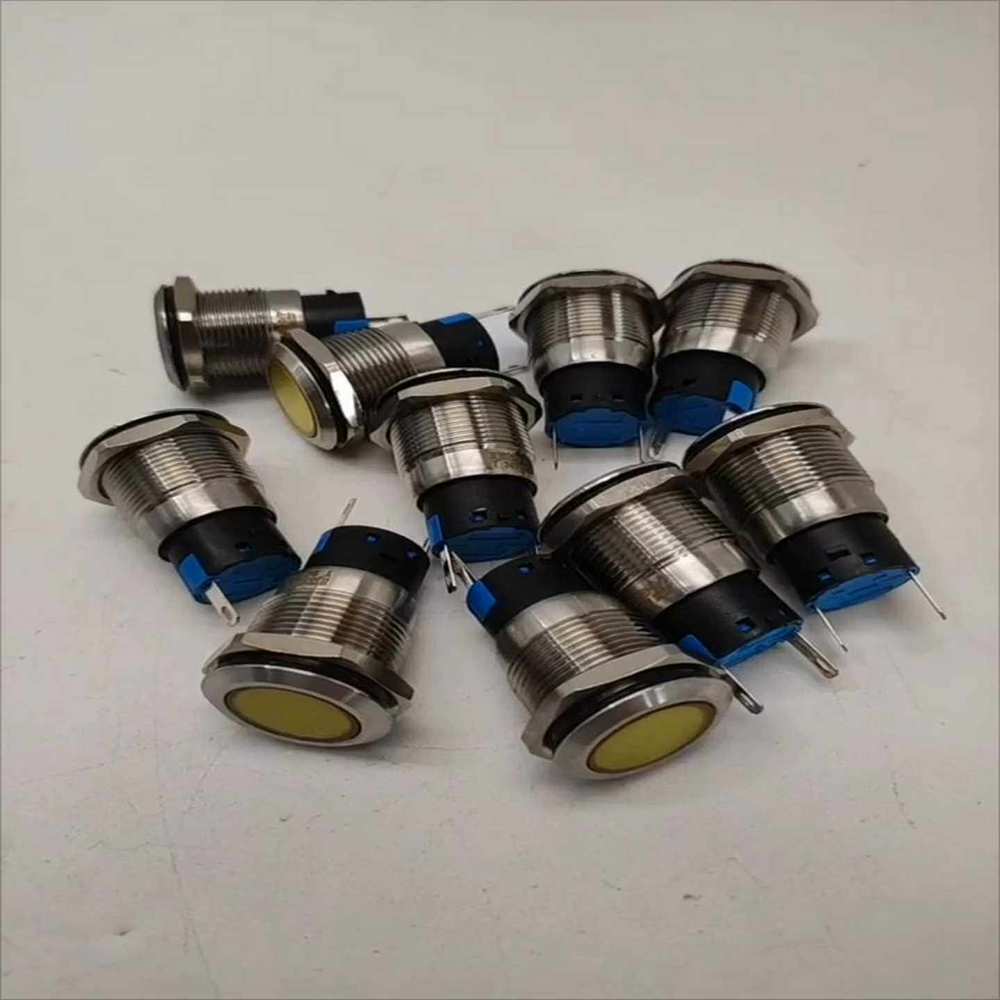 HJS19D-D/PDC24V19mm金属指示灯圆形㠌