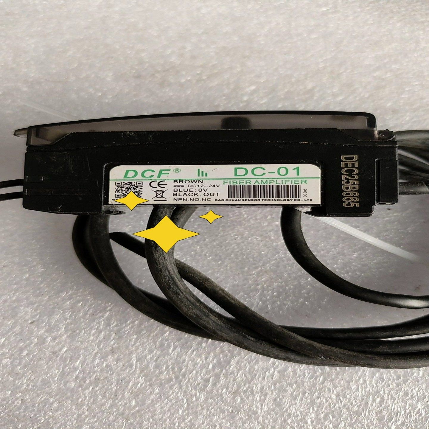 件DC-01F道川传感器不带数显手调式光纤放大器。实~询价