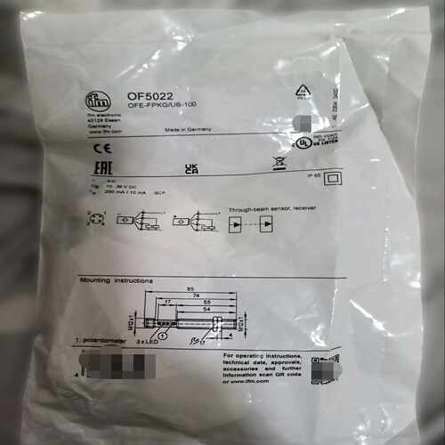 易福门光电传感器，型号OF5022  3219120~询价