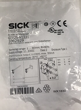 配件SICK GTB2SN1331 1062929议价