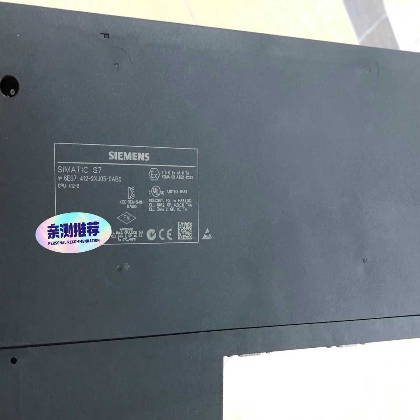 6ES7412-2XJ05-0AB0西门子裸机99新。#S--议价商品