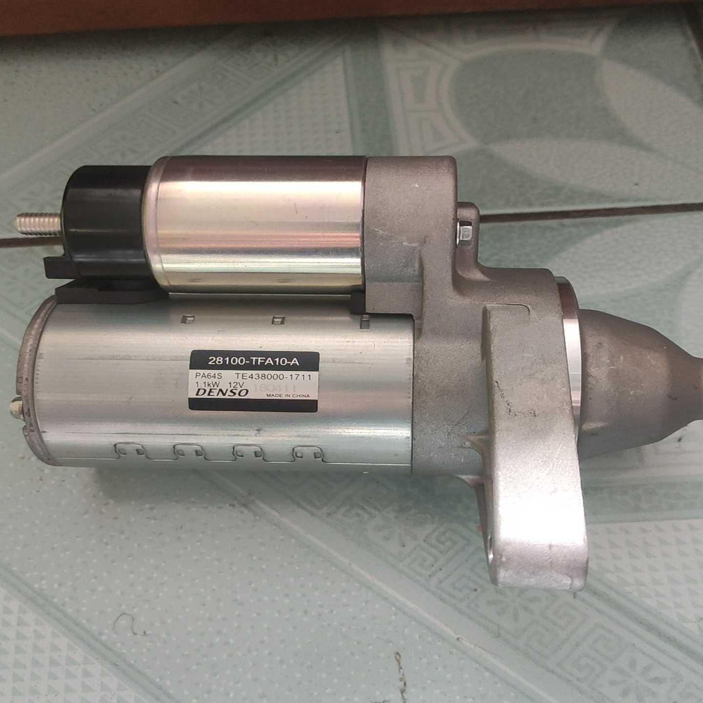 询价骏派50起动机，电装