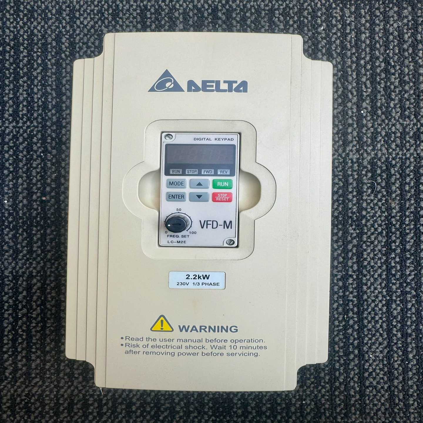 询价台达变频器VFD022M21A 2.2KW 230V 测试完议价