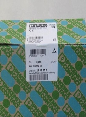 【议价】全新菲尼克斯模块 AXL F RTD4 1H 现货26885