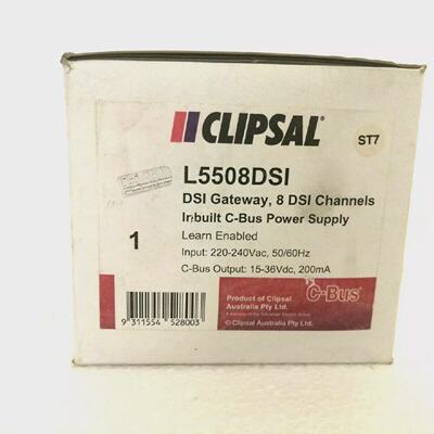 CLIPSAL L5508DSI 8 CH DSI GATEWAY DIN LEARN