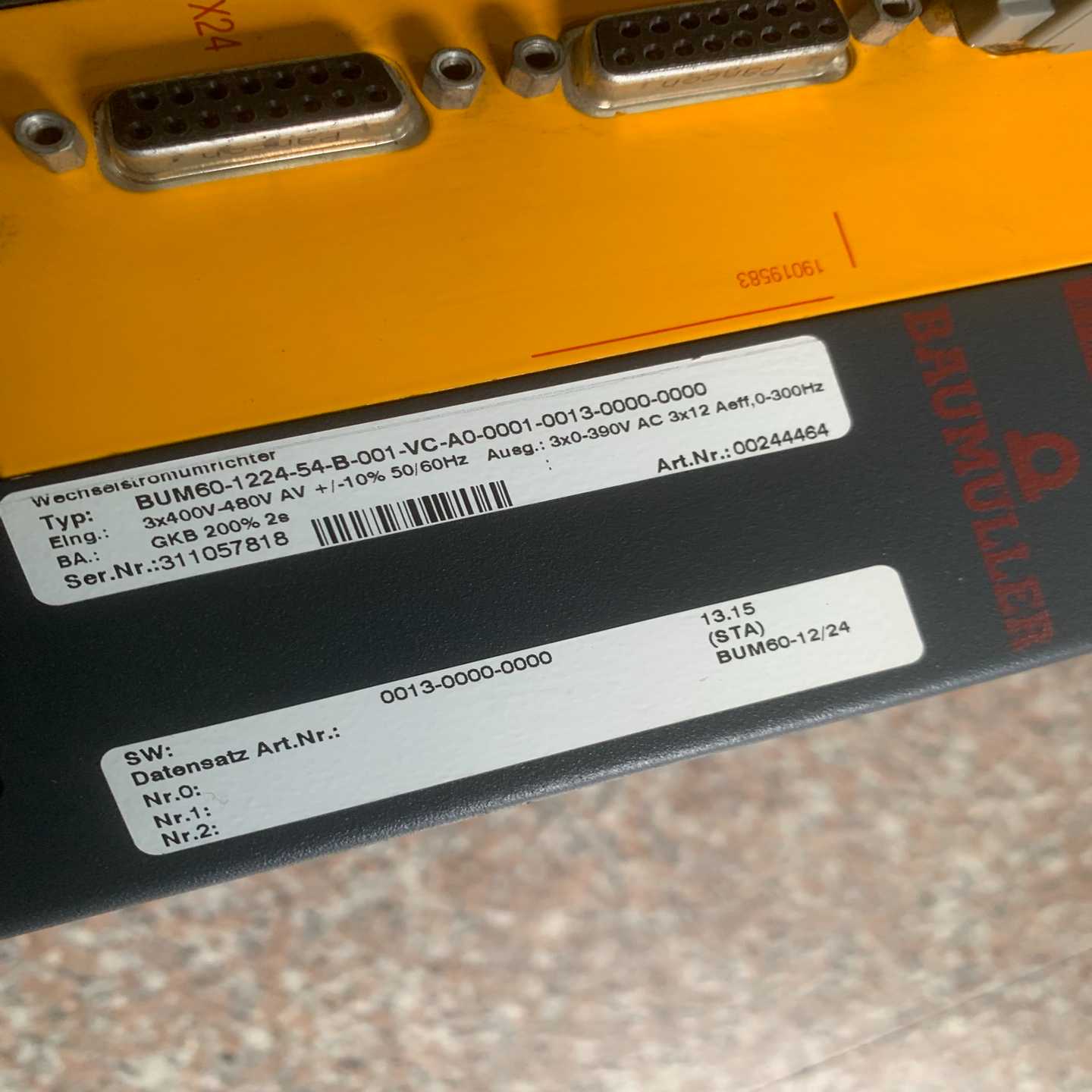 BAUMULLER鲍米勒伺服驱动器BUM60-1224-适用