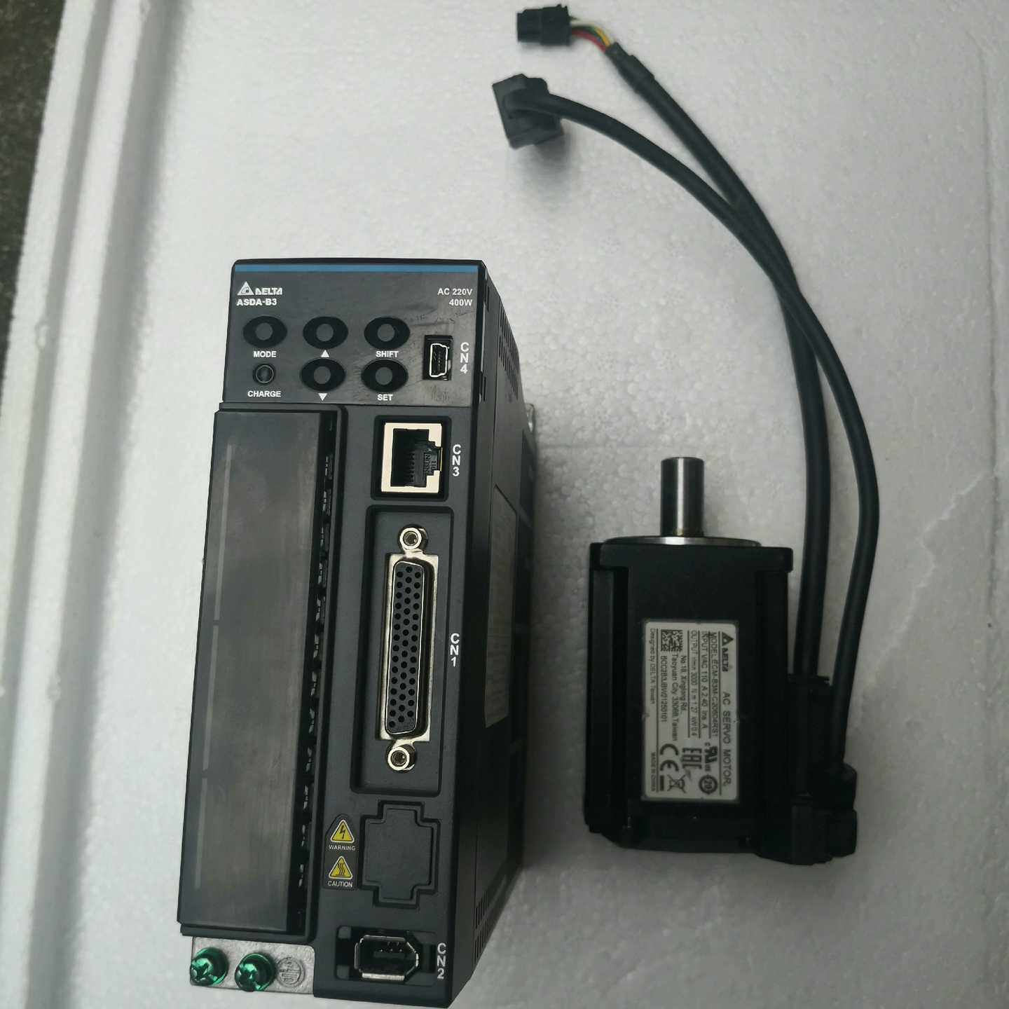 台达伺服B3，400W套装，驱动器ASD一B3一0421一E【落红设备】