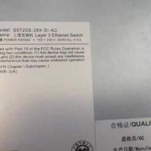 华为S5720S-28X-SI-AC三层交换机，24个千兆电-议价