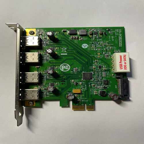 台湾IOI四口图像采集卡U3PCIE1XG211带远程唤醒（零零电子）