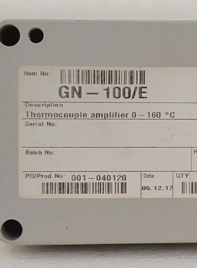 康士伯GN100E热敏放大器GN1000160C
