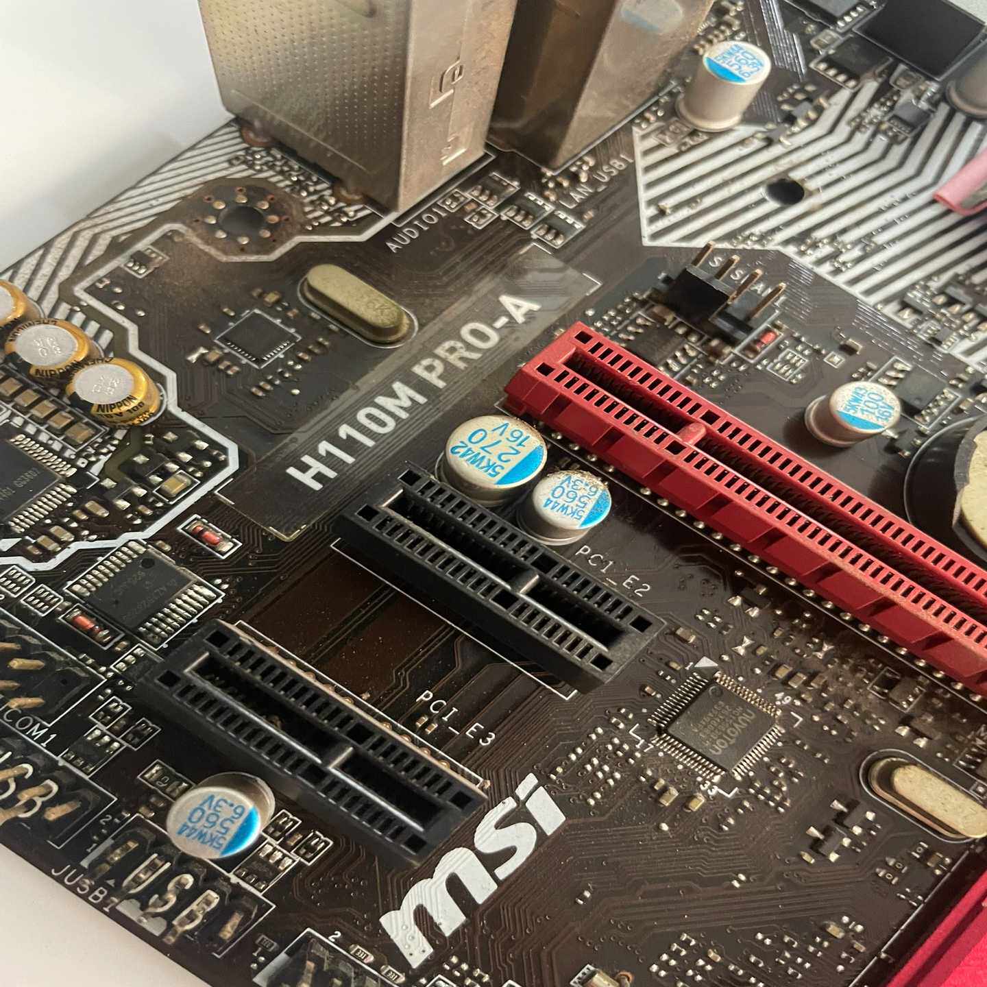 (议价)微星h110m-pro-a主板有挡板