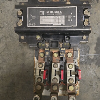 SQUARE D 8536SG01 SIZE 5 STARTER 440480V COIL USED TAKEOUT M