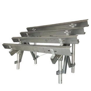 光伏支架U型钢导轨发电板固定底座锌铝镁41*41c型钢檀条带孔