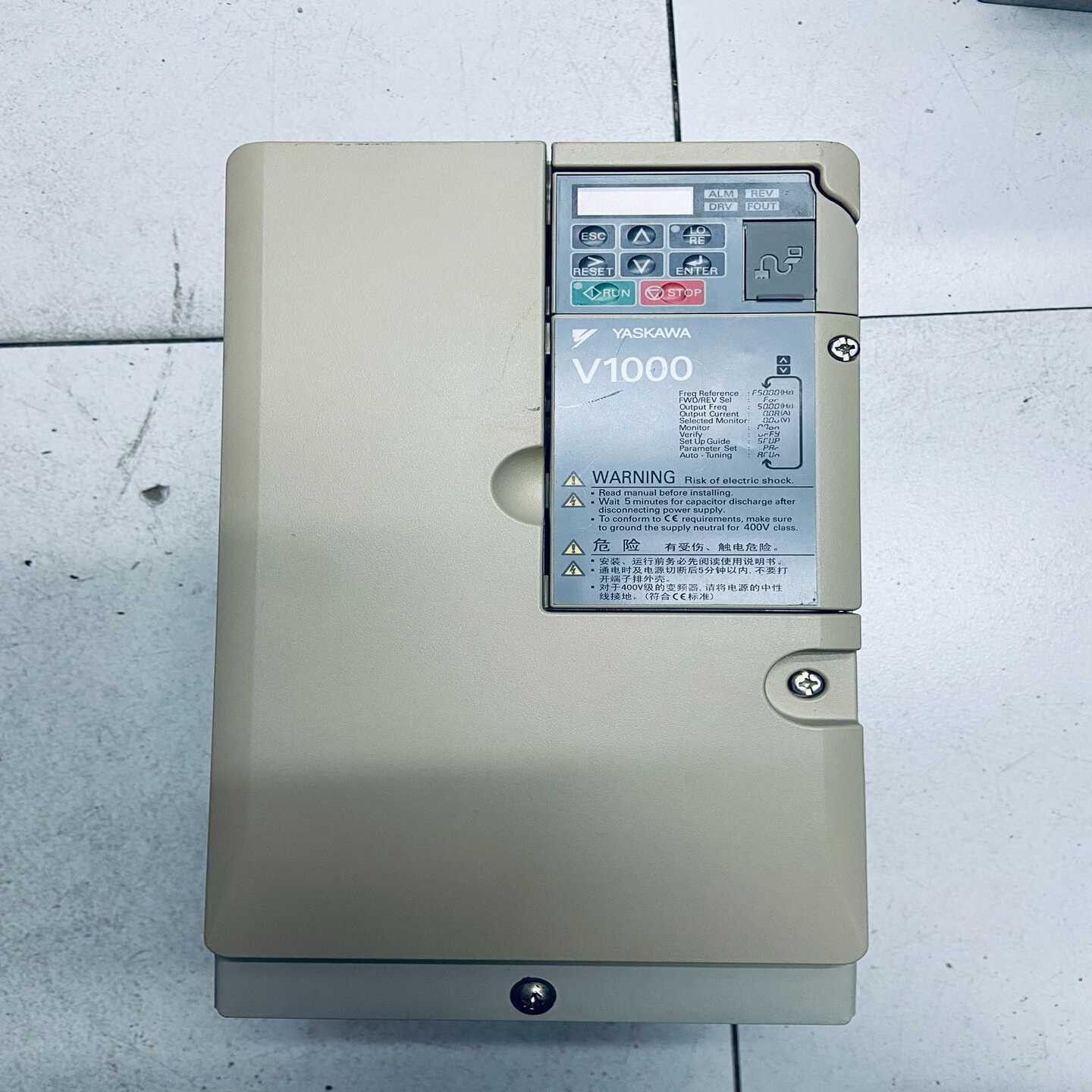 CIMR-VB4A0018FBA，安川V1000变频器，功能询价