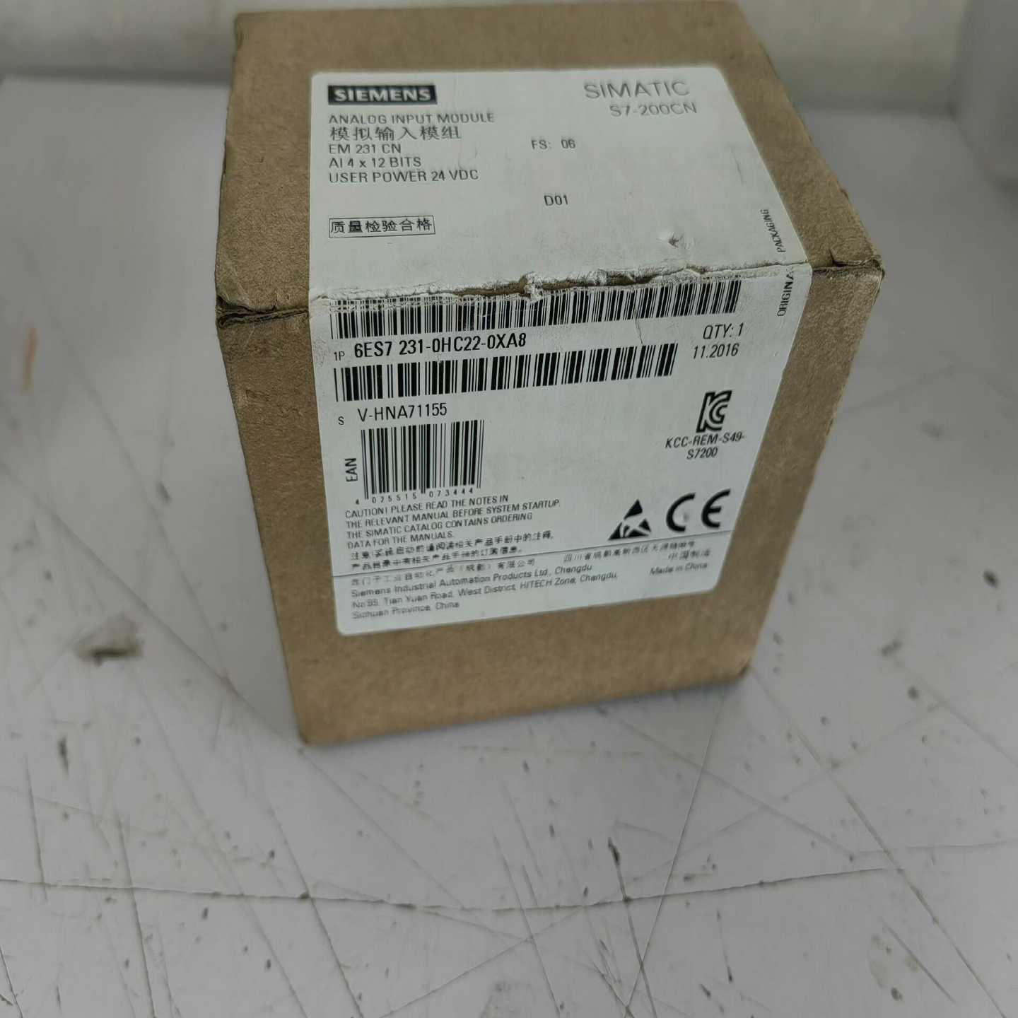 模块6ES7231-0HC22-0XA8开封议价