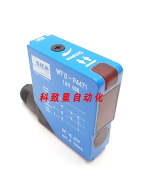 工业配件WT12-P4471光电传感器100MM 10-30VDCPNP输出 4针M12