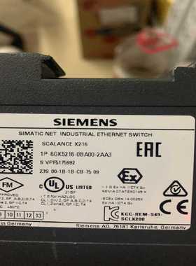 西门子SIMATICNET工业以太网交换机SCALANCE-议价