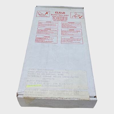 Elfab EHG250G55EB Grafito Berstscheibe para Industria Uso 50