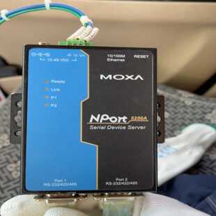 出MOXA NPort 5250A工业以太网拆机，成色不错，~议价