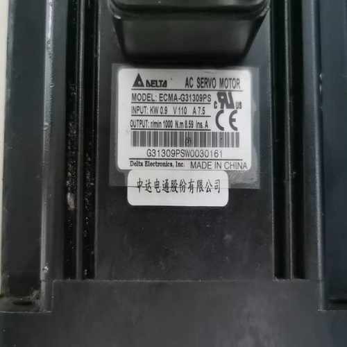 ECMA-G31309PS  台达0.9KW伺服电机驱动器，{议价}