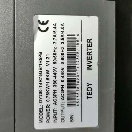 咨询-奥地特变频器DY200-T4R75GB/1R5PB