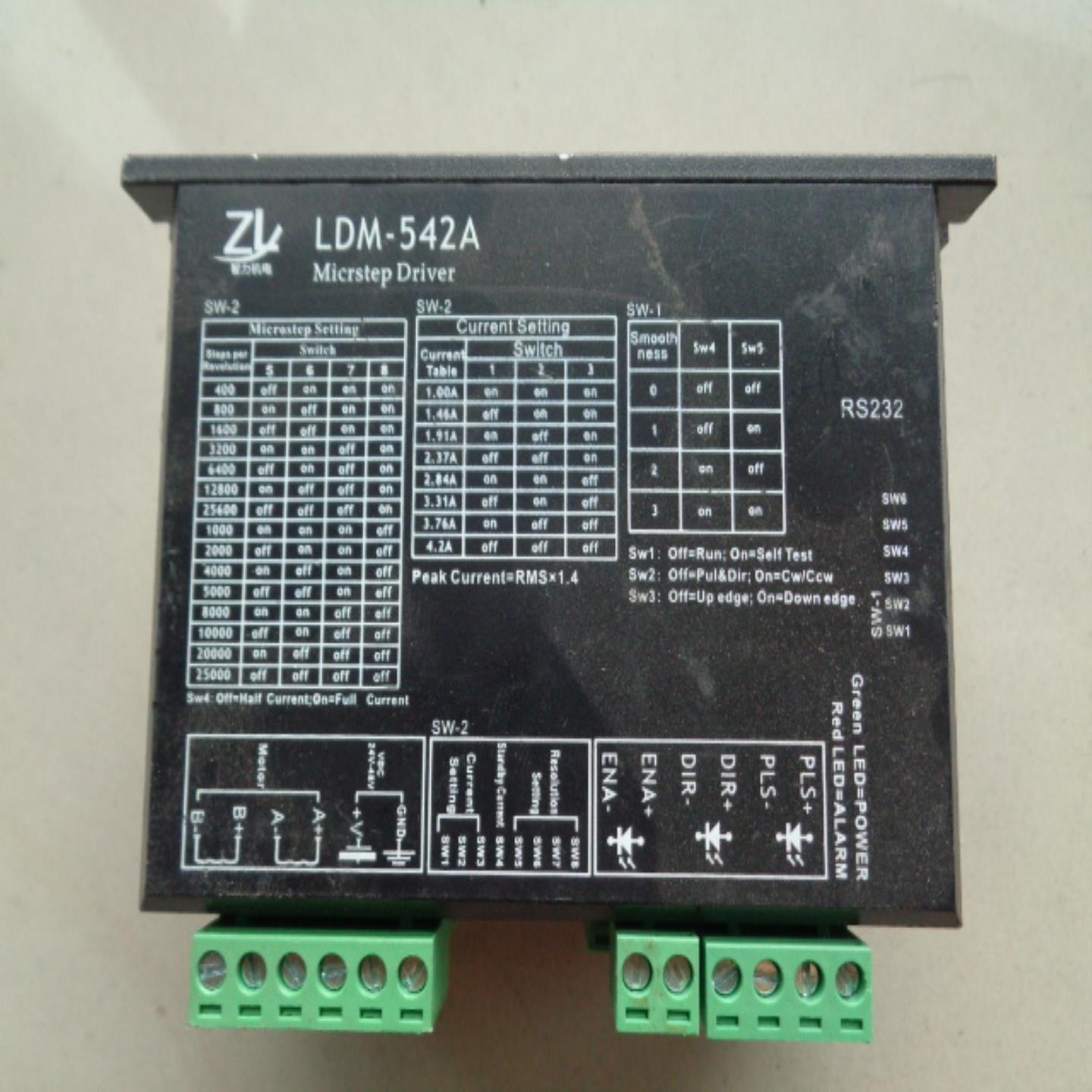 拆机 智力机电 57步进电机驱动器 LDM-542A 功能正常 实物询价