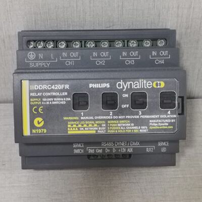 Philips Dynalite DDRC420FR Relay Controller 100240V 0.25A