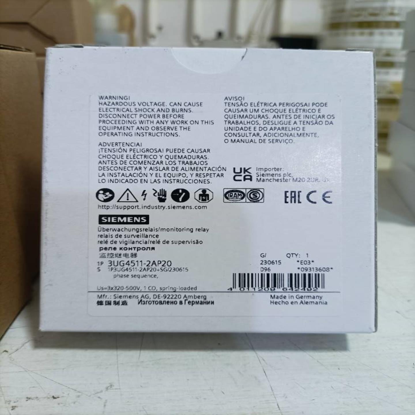 3UG4511-2AP20西门子监控继电器全新原装正品现货