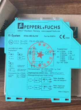 全新倍加福安全栅KFA6-SR2-Ex1.WKFA6-SR2-Ex2.WKLD2-PC1.1IEC