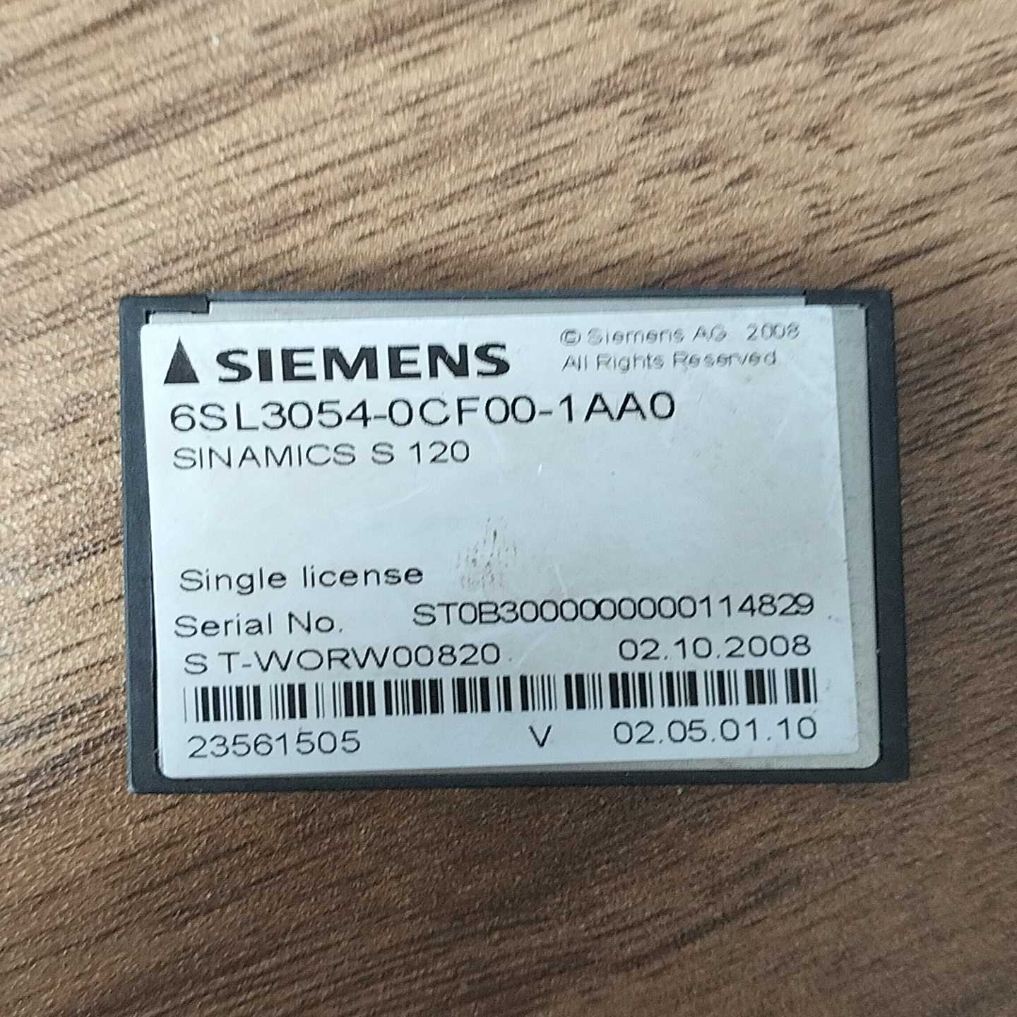 【西门子SINAMICSS120CF卡】--议价商品