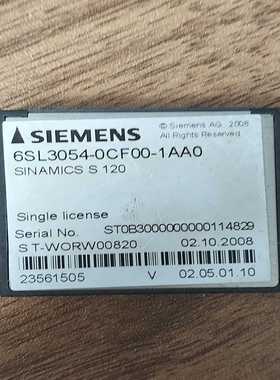 【西门子SINAMICSS120CF卡】--议价商品