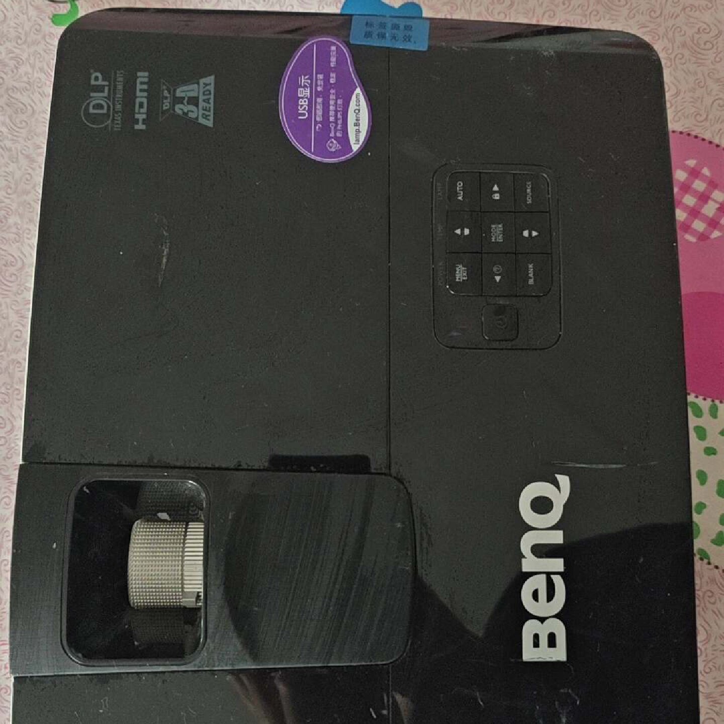 夏普投影机3台明基mx6603台带高清接口支持3D学校替议价