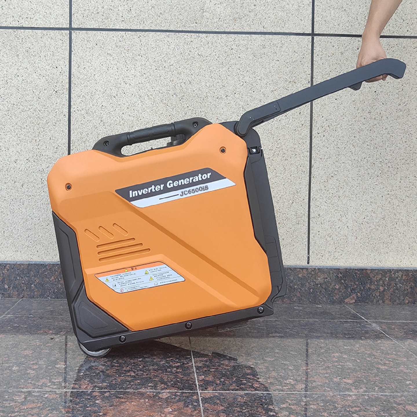 上海嘉测5KW汽油数码变频发电机车载静音款带设备稳定JC6500iS
