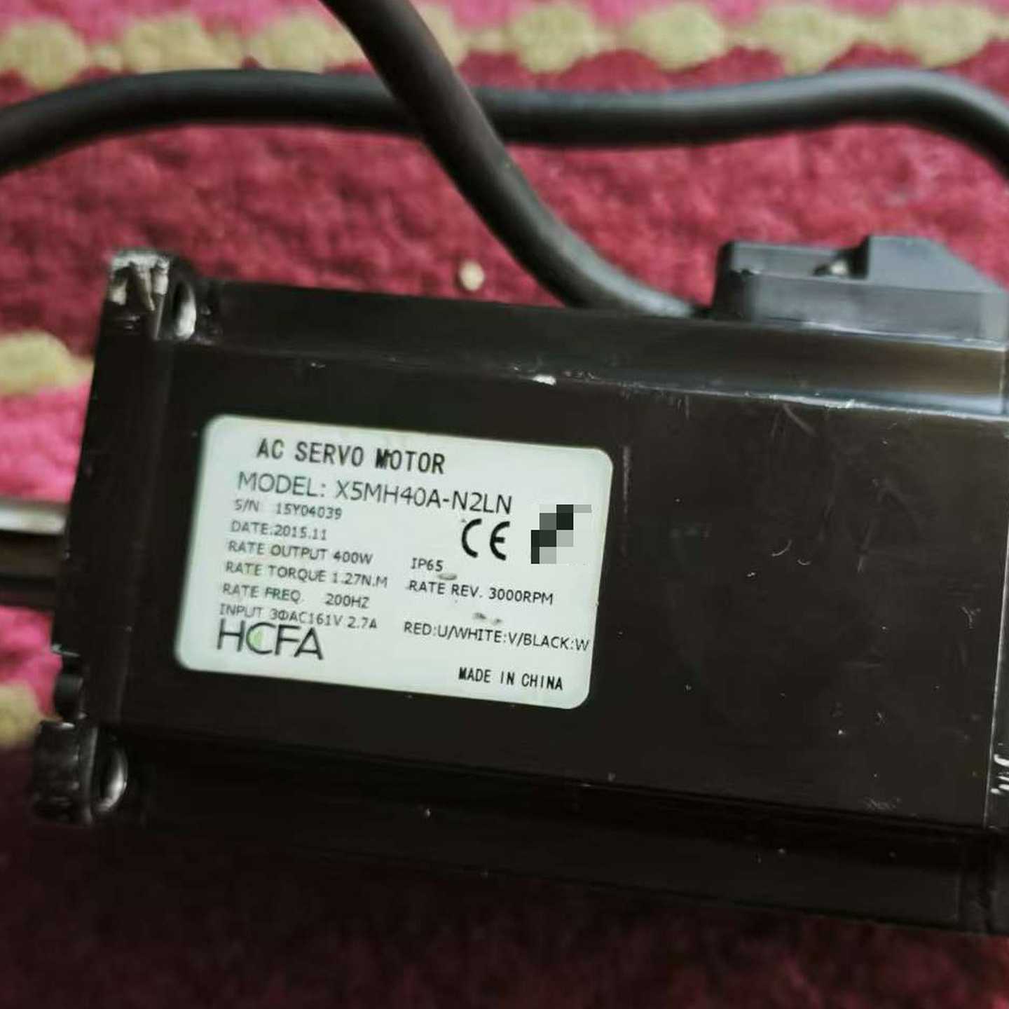 禾川伺服电机，X5MH40A-N2LN，400w，【博航商行】