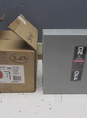 通用电气THN3361重型安全开关非熔化3P30A600V全新带盒优惠