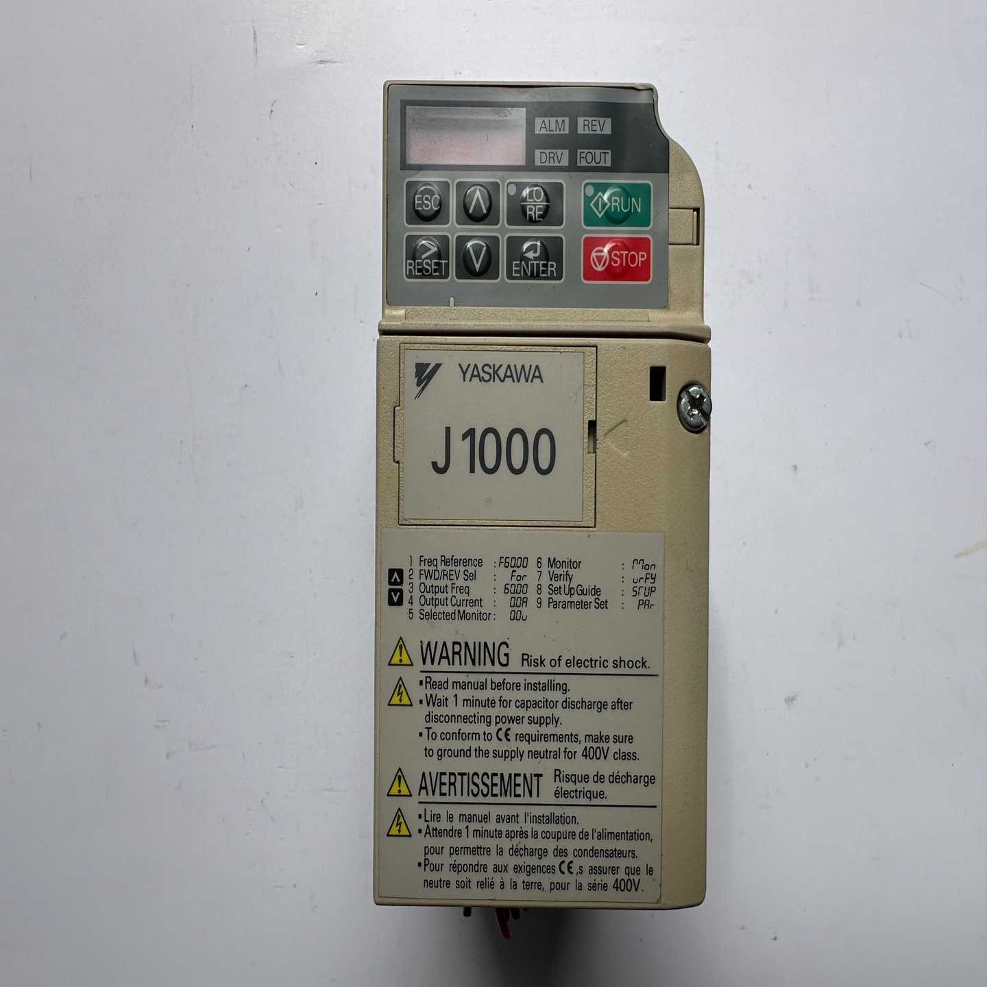 安川变频器J1000系列CIMR-JT2A0004BAA，0--议价商品