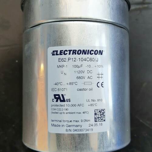 ELEROCON电容E62.P12104C60议价及维修！