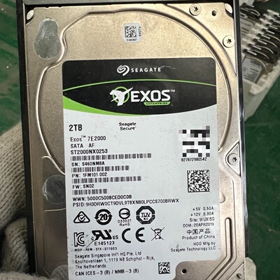 希捷ST2000NX0253 2T 2.5寸 7.2K SA-议价