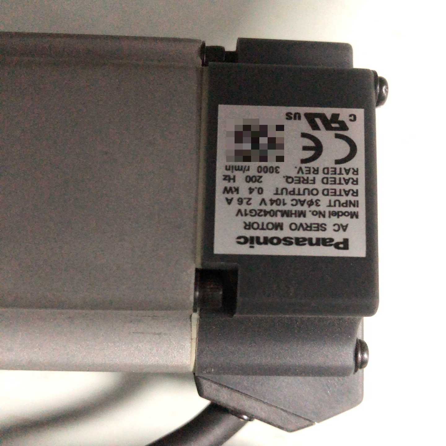 伺服电机 MHMJ042G1V 带刹车 400W；议价