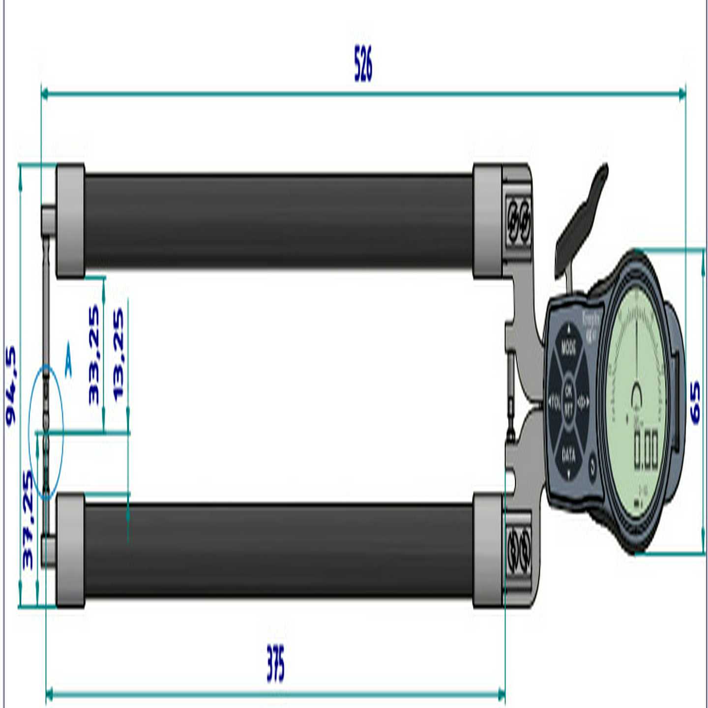 源头供应德国卡规全列系kroeplin数显厚度测量K8R100X