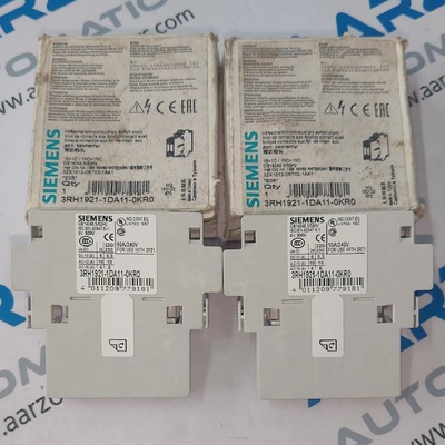 PACK OF 2 SIEMENS 3RH19211DA110KR0 AUXILLARY SWITCH BLOCK S0