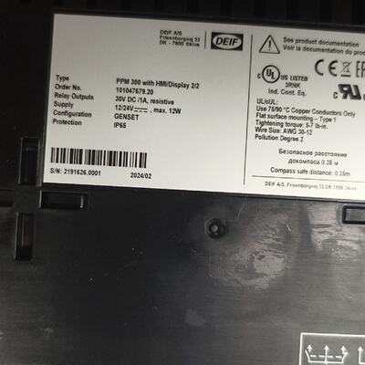 议价DEIF PPM 300 HMI/Display 2/2