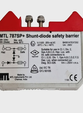 *无盒*仪器MTL787SP分流二极管安全屏障