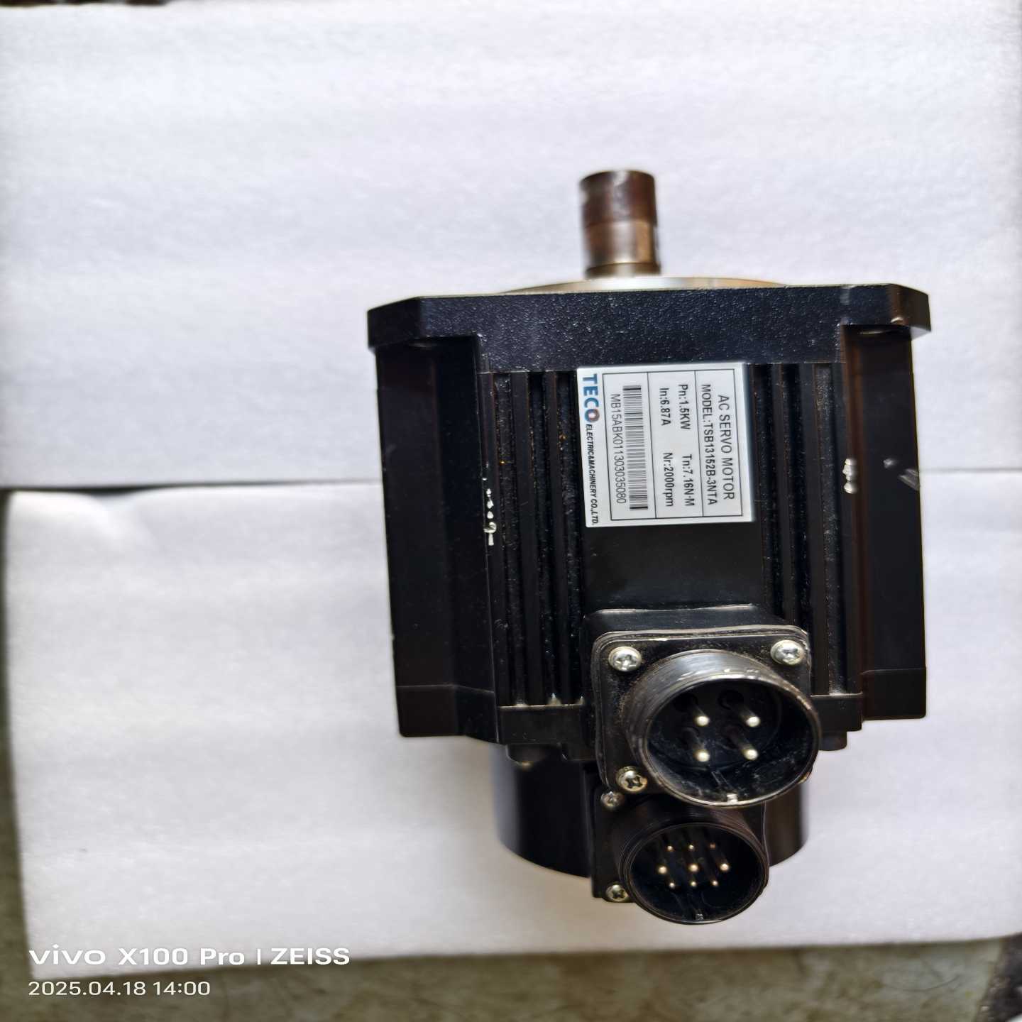 东元1.5KW伺服电机TSB13152B-3NTA--议价商品