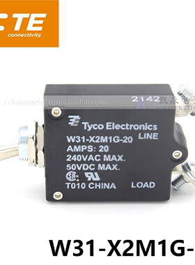 Tyco TE W31-X2M1G-20 20A 3-1393247-5 UL CSA 1-50Amps断路器