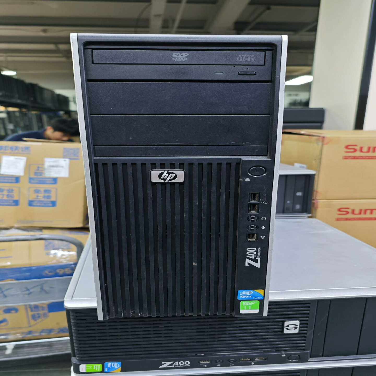 惠普Z400工作站服务器主机，X58主板，六核CPU，280--议价商品